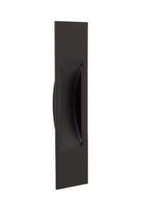 Monarch Lift & Slide Outside Flush Pull - Ceramic Satin Black