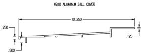 Extra Wide Door Sill Cover Dimensions