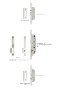#2010 3-Point Mortise Mechanism with Strikes (Labeled)