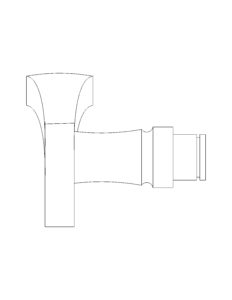 Imperial Lever Drawing - Side