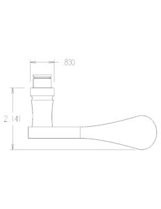 Imperial Lever Drawing - Top