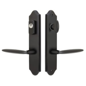 FPL Imperial Plate/Luxor Lever Active Set – Black