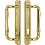 Malibu Patio Handle Set - US 3 Polished Brass