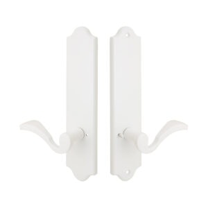 FPL Royal Plate / Royal Lever Privacy Set - White