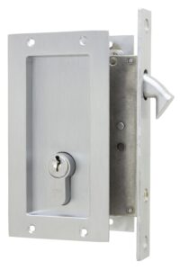 Anacapa Single Keyed Pocket Lock (Exterior) - US 26D Satin Chrome