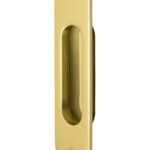 #520 Flush Pull - US 3 Polished Brass