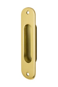 #520 Flush Pull - US 3 Polished Brass