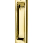 #745 Flush Pull - US 3 Polished Brass