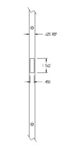 #2030 2-Point Inactive Mechanism Drawing (Edge View)
