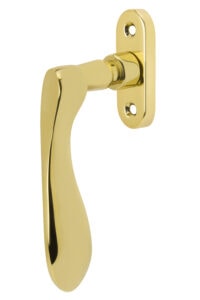 Riviera Lift & Slide Window Handle - US 3 Polished Brass